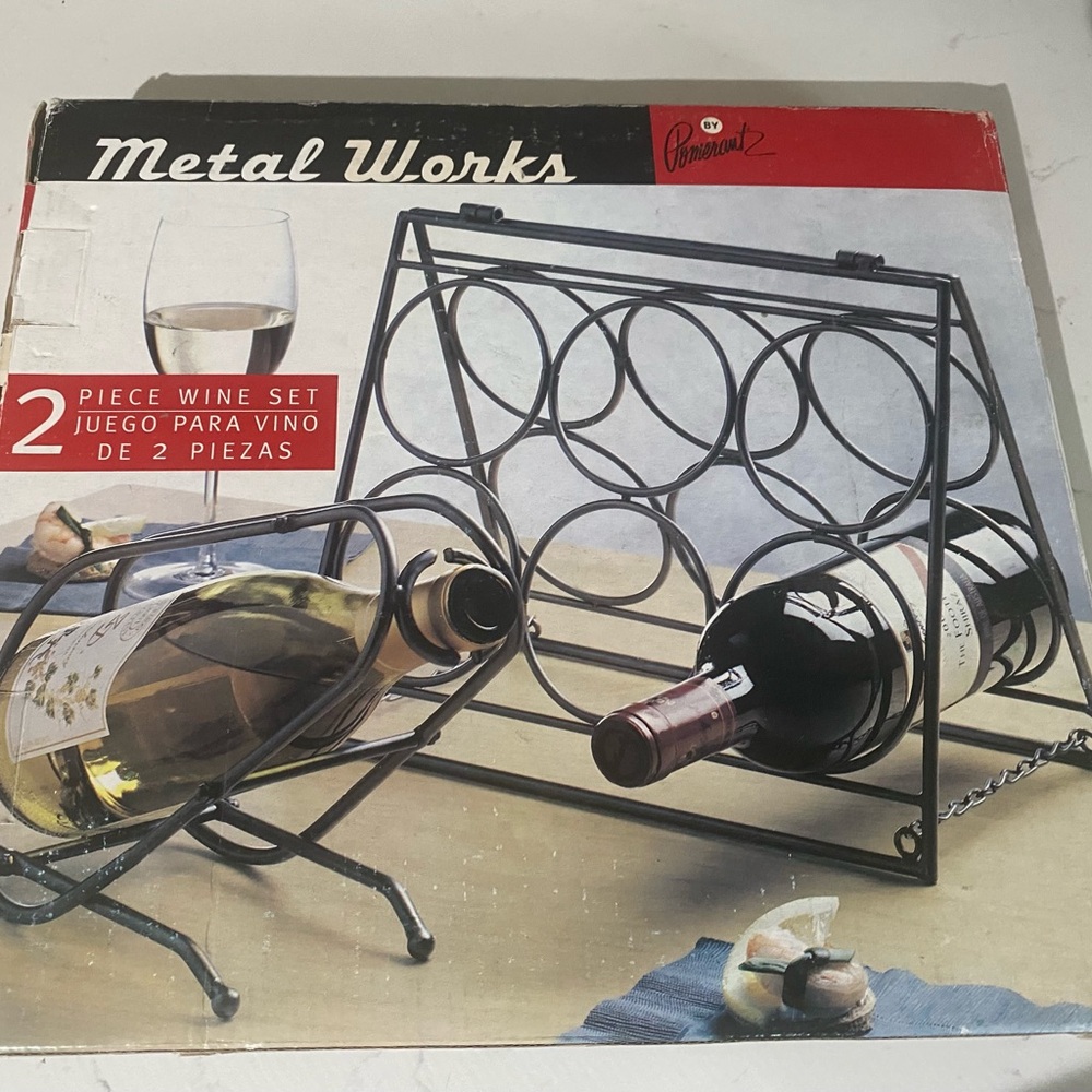 Wine Rack Set - Black